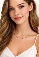 Collana Donna in Oro giallo Smeraldo Vidali Gioielli COOR-25-34